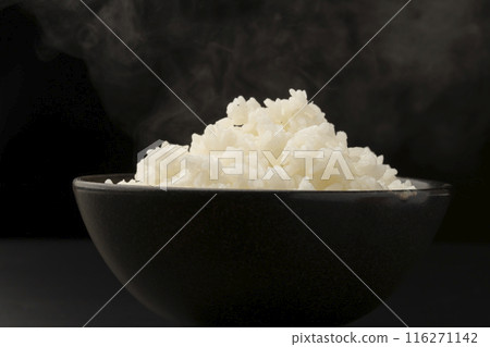 Rice bowl freshly cooked steam Rice bowl freshly cooked steam 116271142