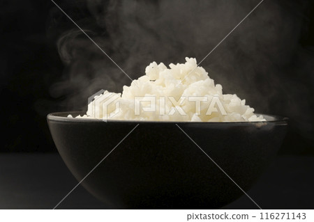 Rice bowl freshly cooked steam Rice bowl freshly cooked steam 116271143