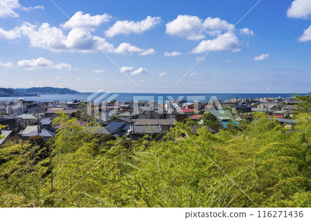 View of the Kamakura sea from Hasedera Temple View of the Kamakura sea from Hasedera Temple 116271436