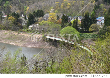 春湯田北上線鐵橋 春湯田北上線鐵橋 116271755