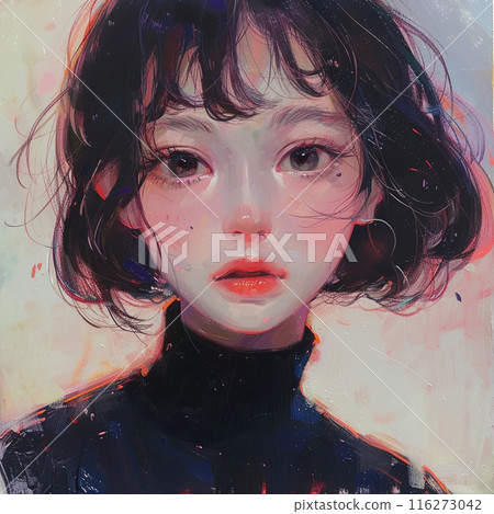 Illustration of an ennui woman Illustration of an ennui woman 116273042