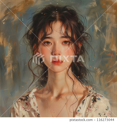 Illustration of an ennui woman Illustration of an ennui woman 116273044