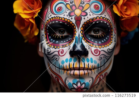 Photo of Day of the dead concept background Photo of Day of the dead concept background 116273519