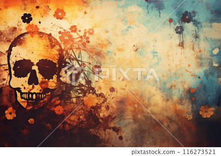Photo of Day of the dead concept background Photo of Day of the dead concept background 116273521
