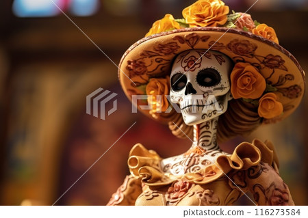 Photo of Day of the dead concept background 116273584
