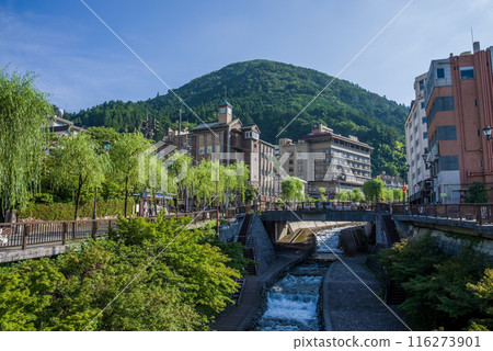 [下呂溫泉]夏季溫泉街（中心） 116273901