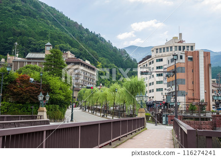 【下呂溫泉】溫泉街出湯大橋（下呂大橋）週邊風景 116274241