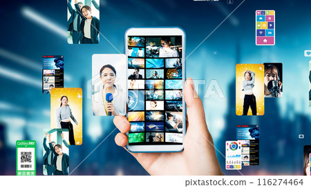 視頻分發智能手機應用垂直視頻 視頻分發智能手機應用垂直視頻 116274464