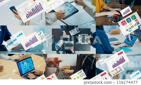 Various business scenes and management strategies 116274477