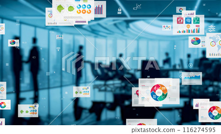 office people and business data 116274595