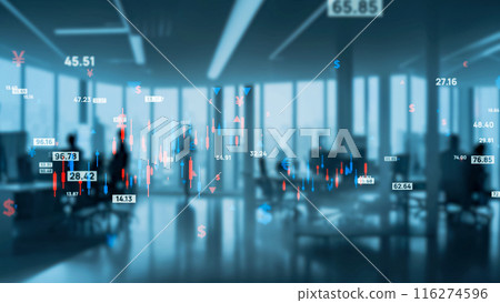 office people and financial technology 116274596