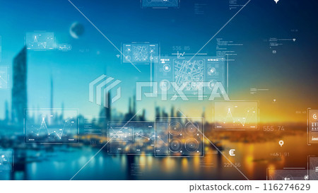 Future city and technology Future city and technology 116274629