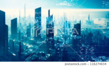 Future city and technology 116274634