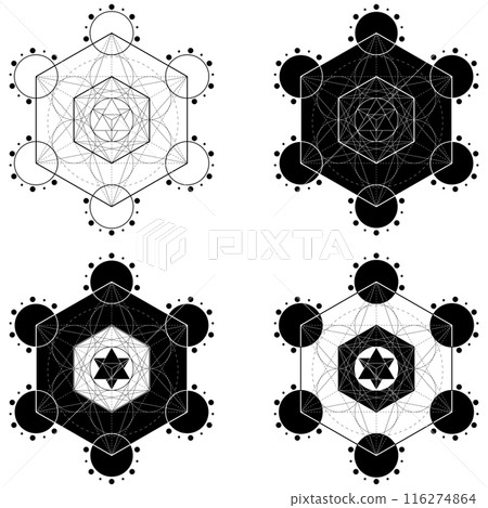 Geometric symbol of Metatron Geometric symbol of Metatron 116274864