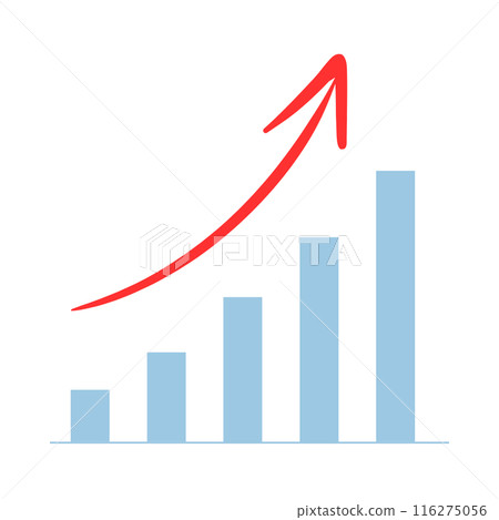 Image 1 of an upward trending graph 116275056