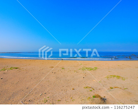 從海岸線看到的南房總白濱海岸 從海岸線看到的南房總白濱海岸 116275247