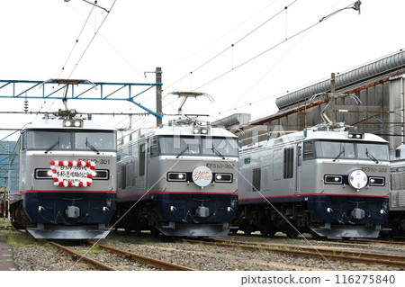 EF510型300系列(301、302、303)在車廠一字排開 EF510型300系列(301、302、303)在車廠一字排開 116275840