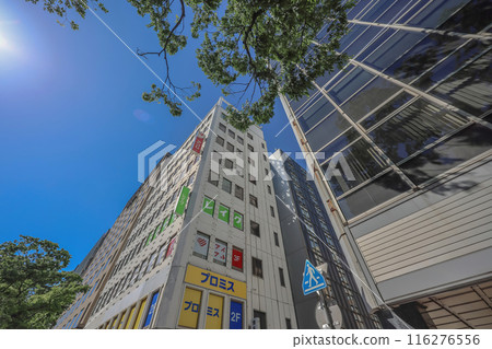 May 14 2024 The city street in Hakata Fukuoka, Japan 116276556