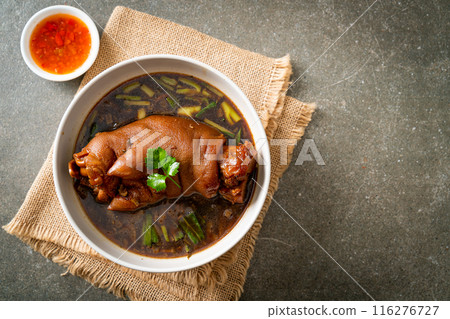 Stewed Pork Knuckle or Stewed Pork Leg 116276727