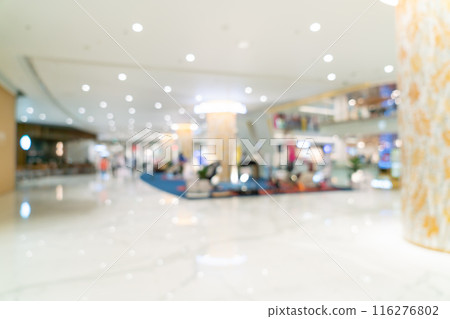 abstract blur and defocused luxury shopping mall and retail store for background 116276802