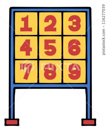 Strikeout illustration material Strikeout illustration material 116277039