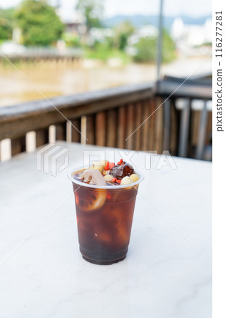 Monk Fruit Juice with lotus root, goji berry and Jujube Monk Fruit Juice with lotus root, goji berry and Jujube 116277281