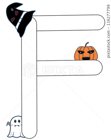 English alphabet in Halloween theme English alphabet in Halloween theme 116277799