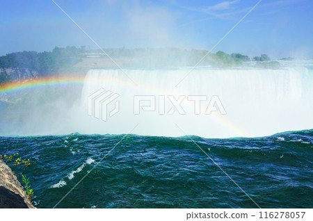 從上方觀察尼加拉瀑布的彩虹 116278057