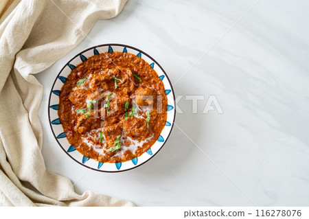 chicken tikka masala spicy curry meat food 116278076