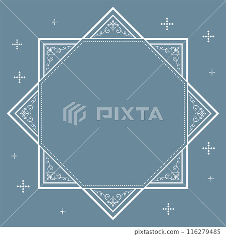 Luxury vintage style frame design set 116279485