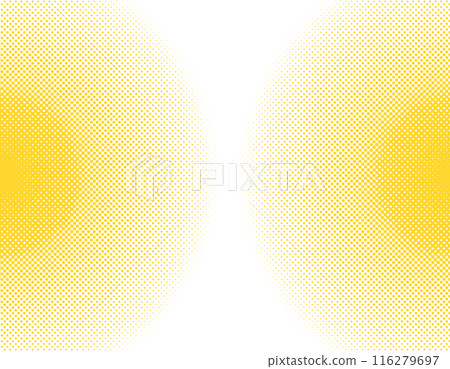 Background material: Dots, polka dots, American comics, screentone, yellow, 3 Background material: Dots, polka dots, American comics, screentone, yellow, 3 116279697