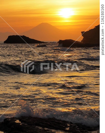 富士山在日落時 富士山在日落時 116280160
