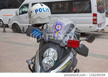 Turkish police motorbike Turkish police motorbike 116280294