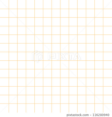 Graph paper-like grid background material (yellow) 116280940