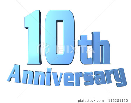 3DCG characters "10th Anniversary/10th Anniversary" Blue, Blue 3DCG characters "10th Anniversary/10th Anniversary" Blue, Blue 116281130