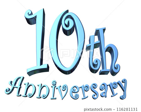 3DCG角色「10th Anniversary/10th Anniversary」藍色、藍色 116281131