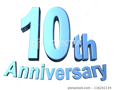 3DCG characters "10th Anniversary/10th Anniversary" Blue, Blue 116281134