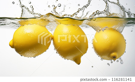 Lemon in water AI generated image Lemon in water AI generated image 116281141