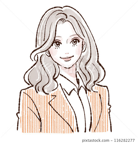 Illustration material of women and girls Illustration material of women and girls 116282277