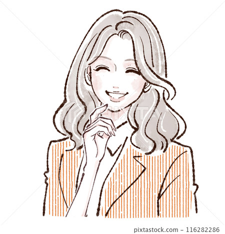 Illustration material of women and girls Illustration material of women and girls 116282286