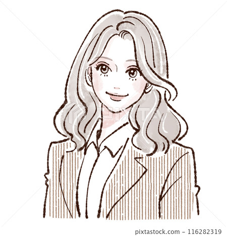 婦女和女孩插畫素材 116282319