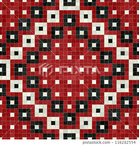 Mosaic tiles vector background 83 116282554