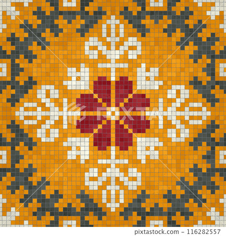 Mosaic tiles vector background 84 116282557
