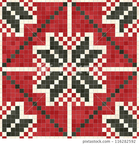 Mosaic tiles vector background 99 Mosaic tiles vector background 99 116282592