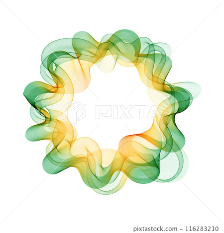 Abstract background with a colored circle. Colored circular swirl lines. eps 10 116283210