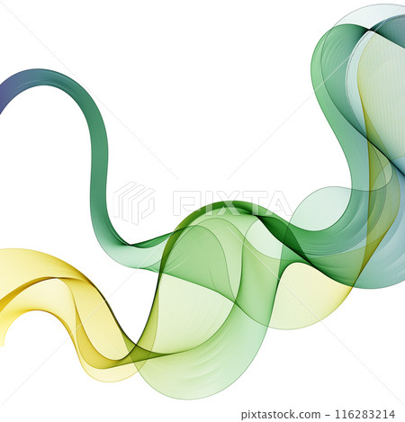 Abstract vector background, color waved lines for brochure, website, flyer design. Transparent smooth wave. eps 10 116283214