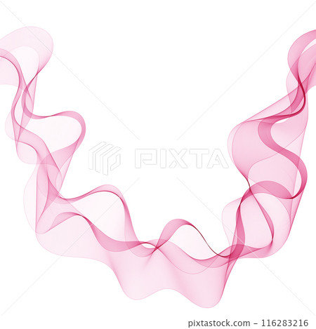 Pink abstract wave. presentation template. decor for shell brochures, flyers, postcards. layout for an advertising banner. eps 10 116283216