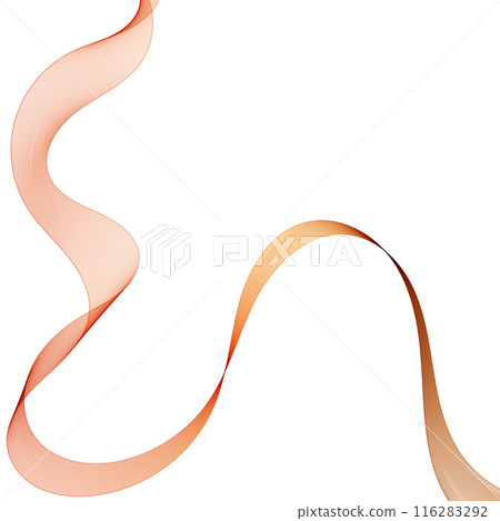 Abstract vector colorful background. Design element - wave of red and orange. eps 10 116283292