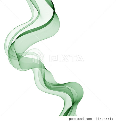 Beautiful colorful wave. Abstract curves. Design element. Background decoration. Presentation template. eps 10 116283314