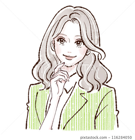 婦女和女孩插畫素材 116284050